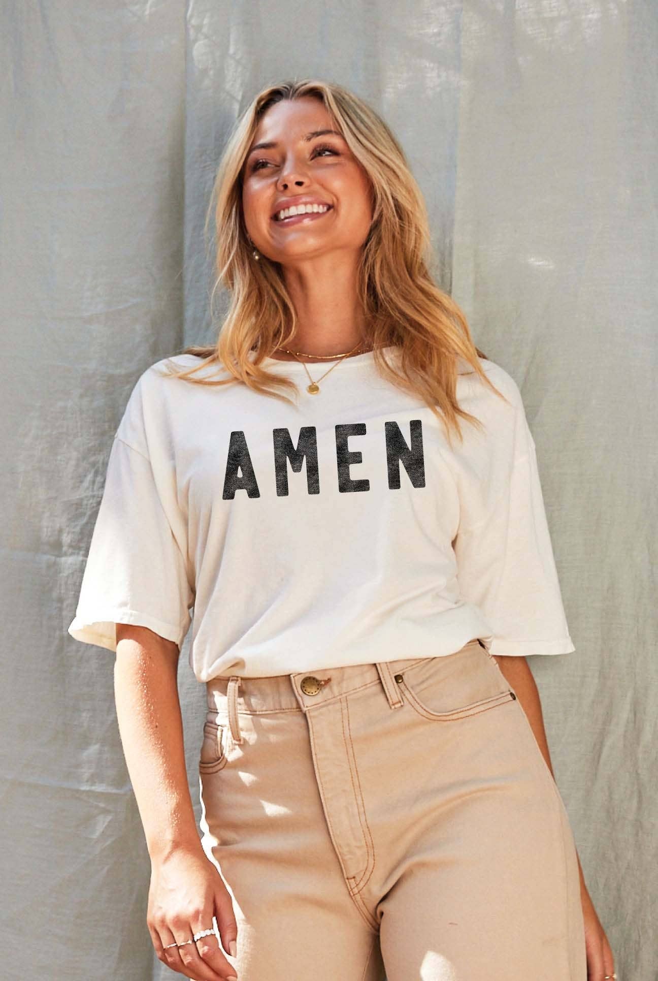 Amen Mineral Washed Graphic Top
