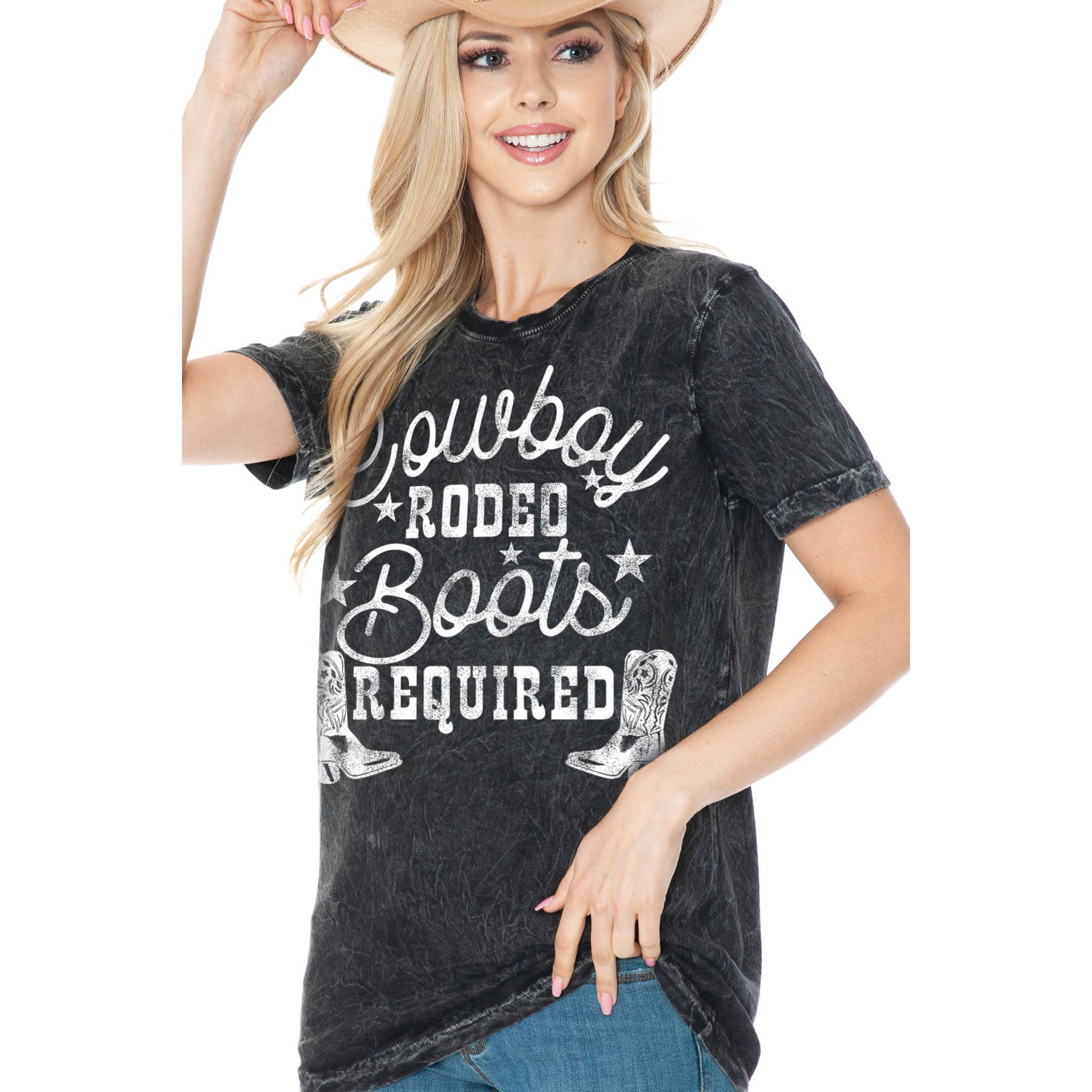 Cowboy Boots Required- Vintage Mineral Wash