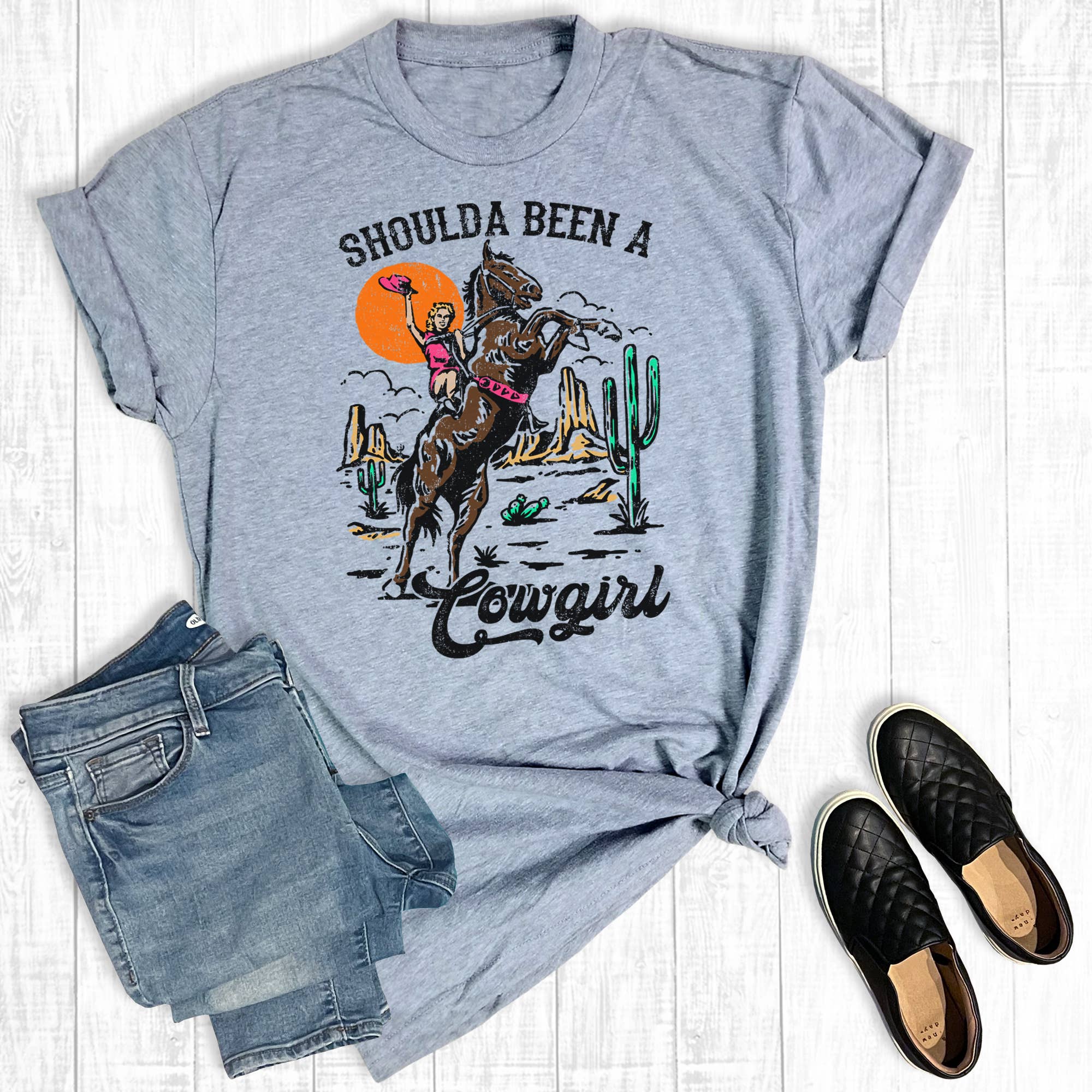 Western Should Have Been A Cowboy Graphic Tee