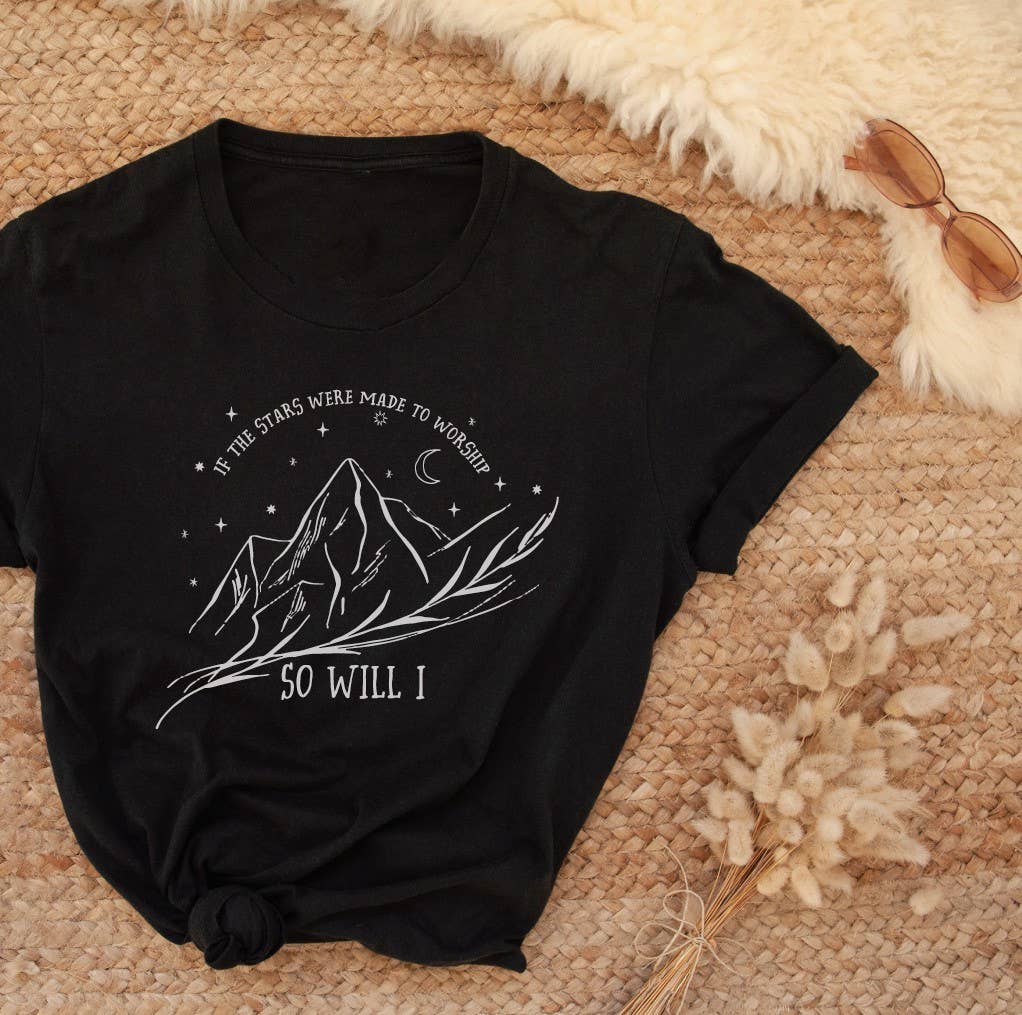 If the Stars Were Made To Worship So Will I  Graphic T-Shirt