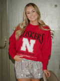 Nebraska Huskers Volleyball Logo Hi-Dive Sweatshirt