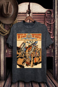 Wild West Cowboys Graphic Top