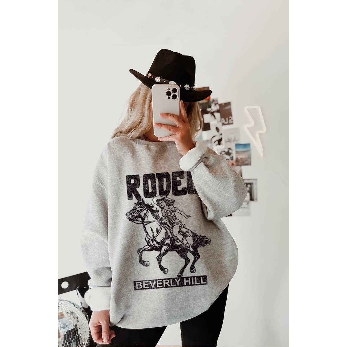 Rodeo Beverly Hill Vintage Graphic Sweatshirts