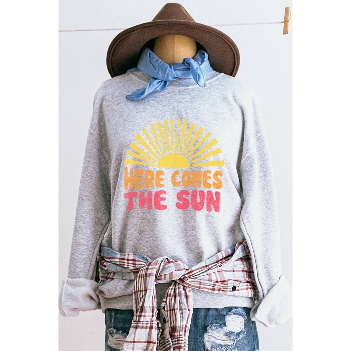 Here Comes the Sun  Graphic  Sweatshirts