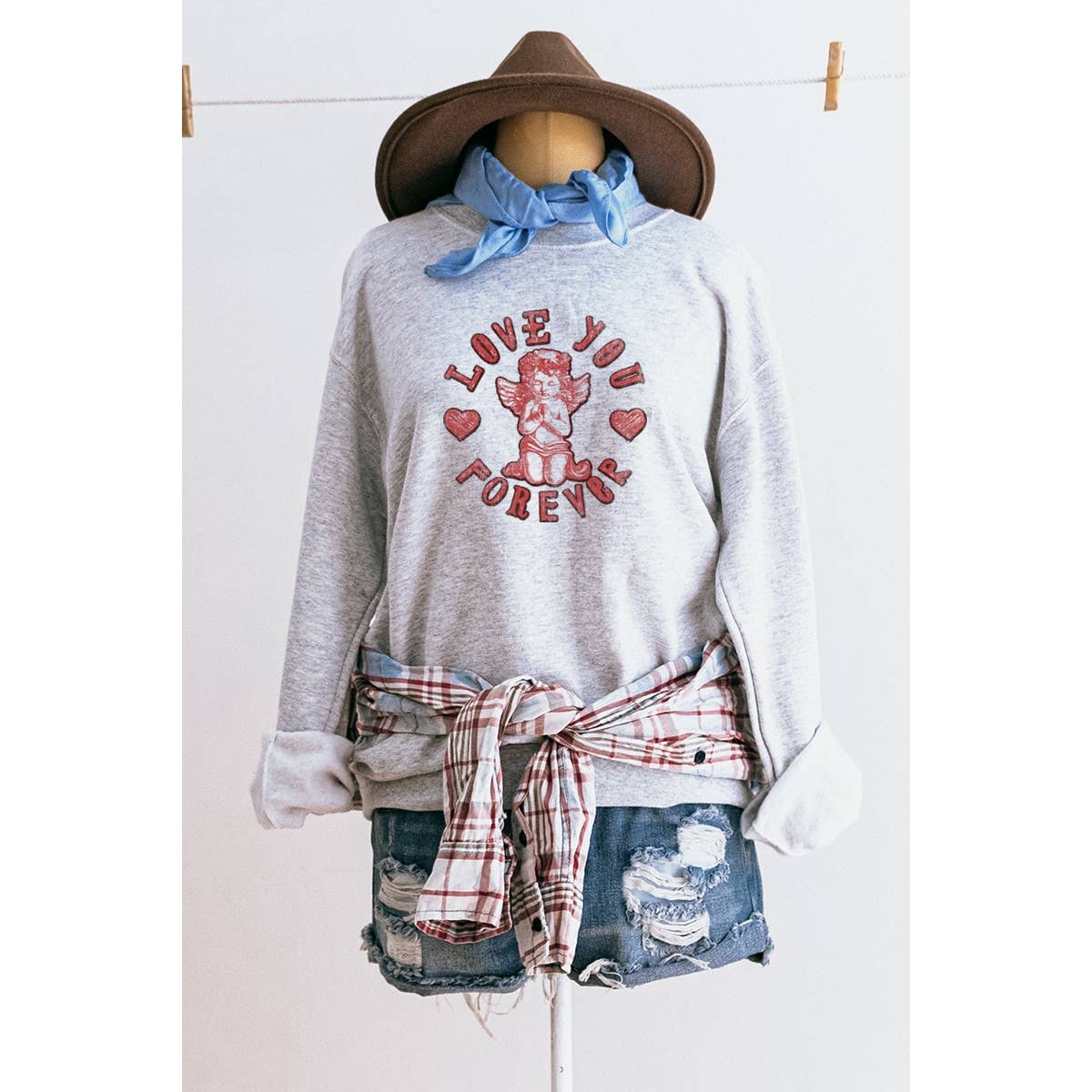 I Love You Forever Graphic Sweatshirts