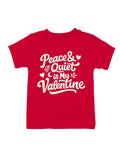 Peace & Quiet Valentine Art Youth's T-Shirt