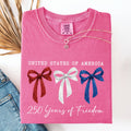 Glittery, Red White and Blue America Comfort Colors T-Shirt