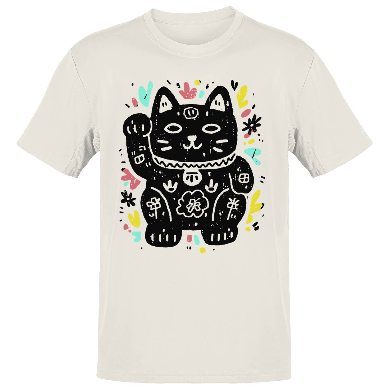 Lucky Maneki Neko Cat Men's T-Shirt