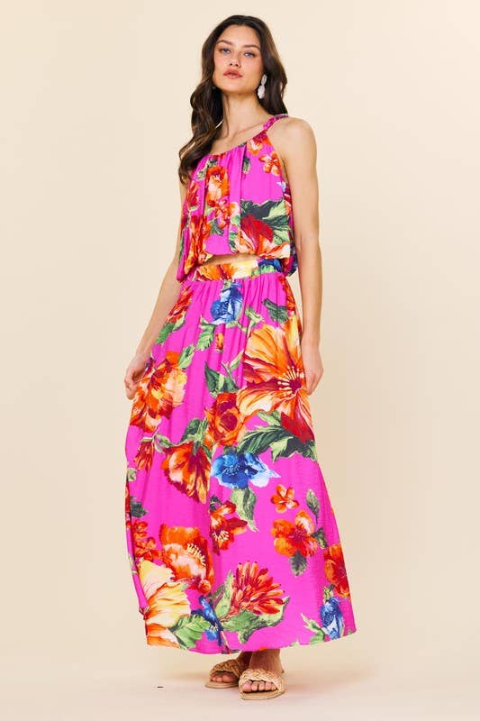 Floral Maxi Skirt