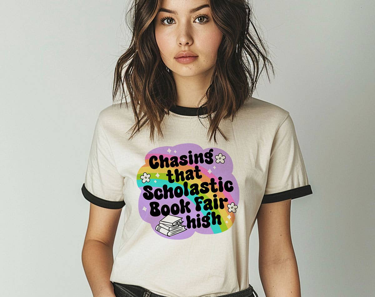 Chasing That Scholastic Book Fair High - Book Ringer Shirt