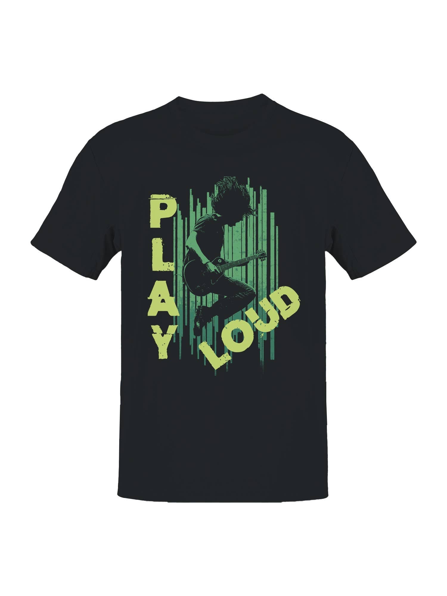 Guitarist Energy: Play Loud Vibes Men's T-Shirt
