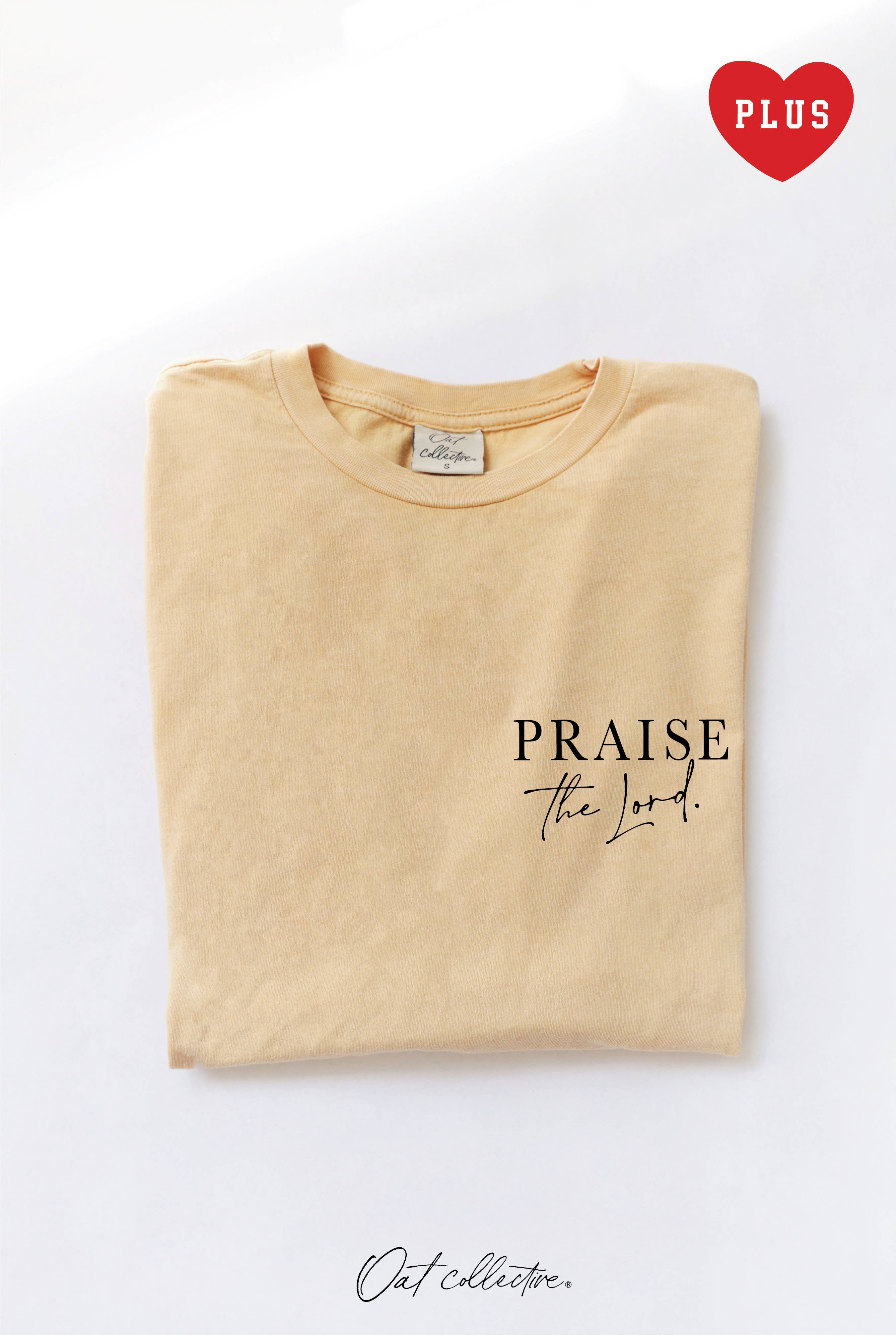 Praise the Lord Plus Mineral Graphic Top