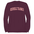 Unfiltered Bold Pink Arch Text Women's Sweatshirt