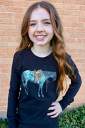 Mini Blu Roan Tee