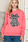 Women Halloween Graphic Print Pullover Sweater