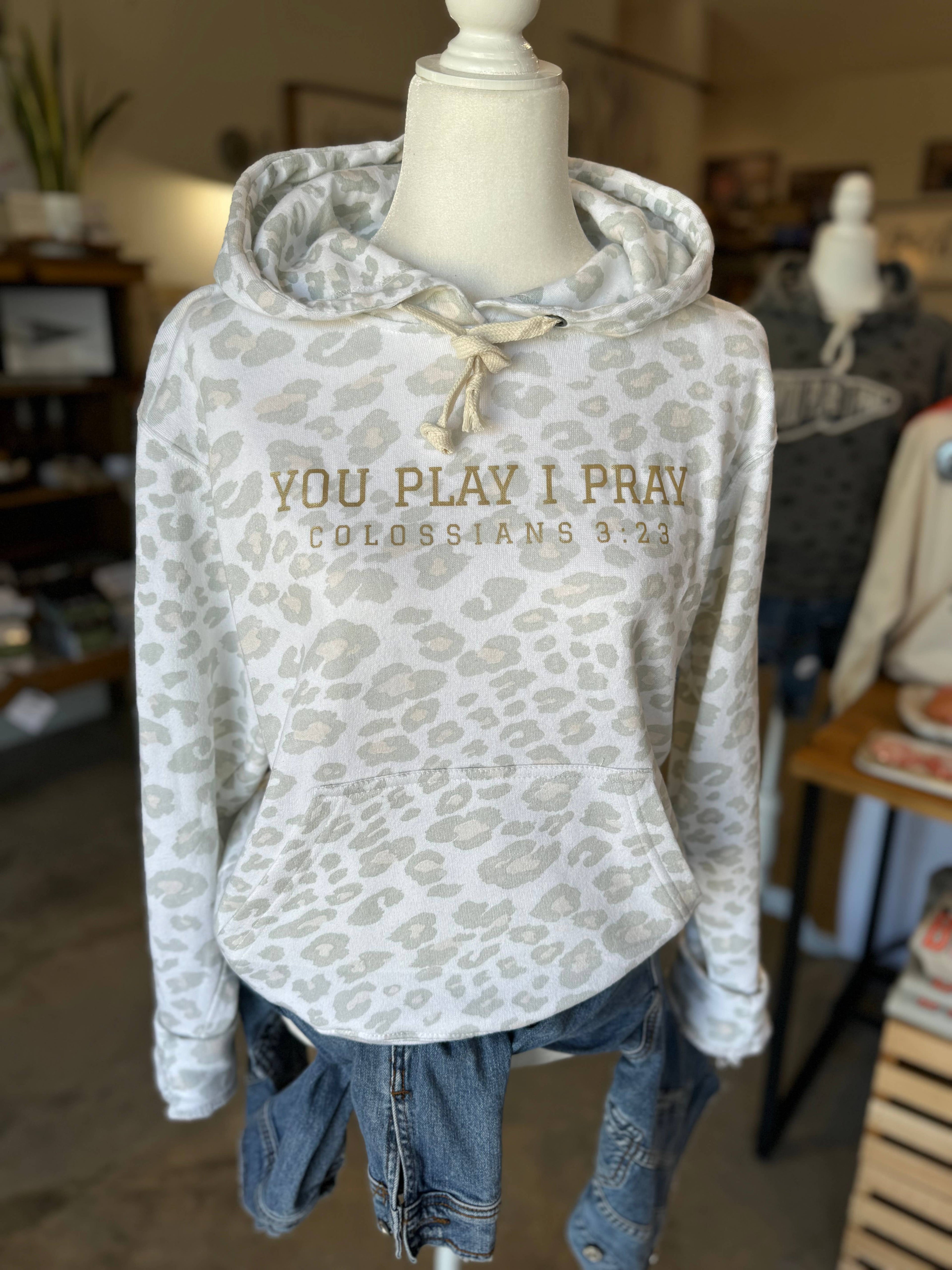 Leopard Sports Mom Hoodie | Gameday | Baseball Mom