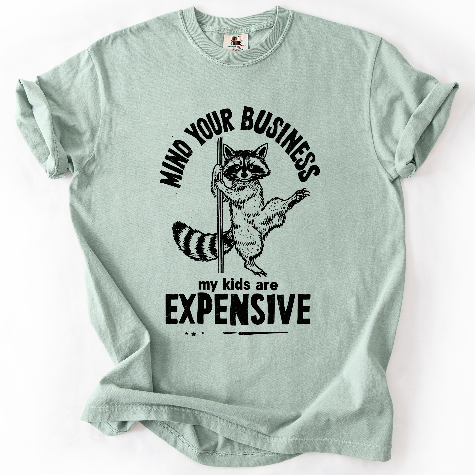 Mind Your Business, My Kids Are Expensive Funny Work T-Shirt