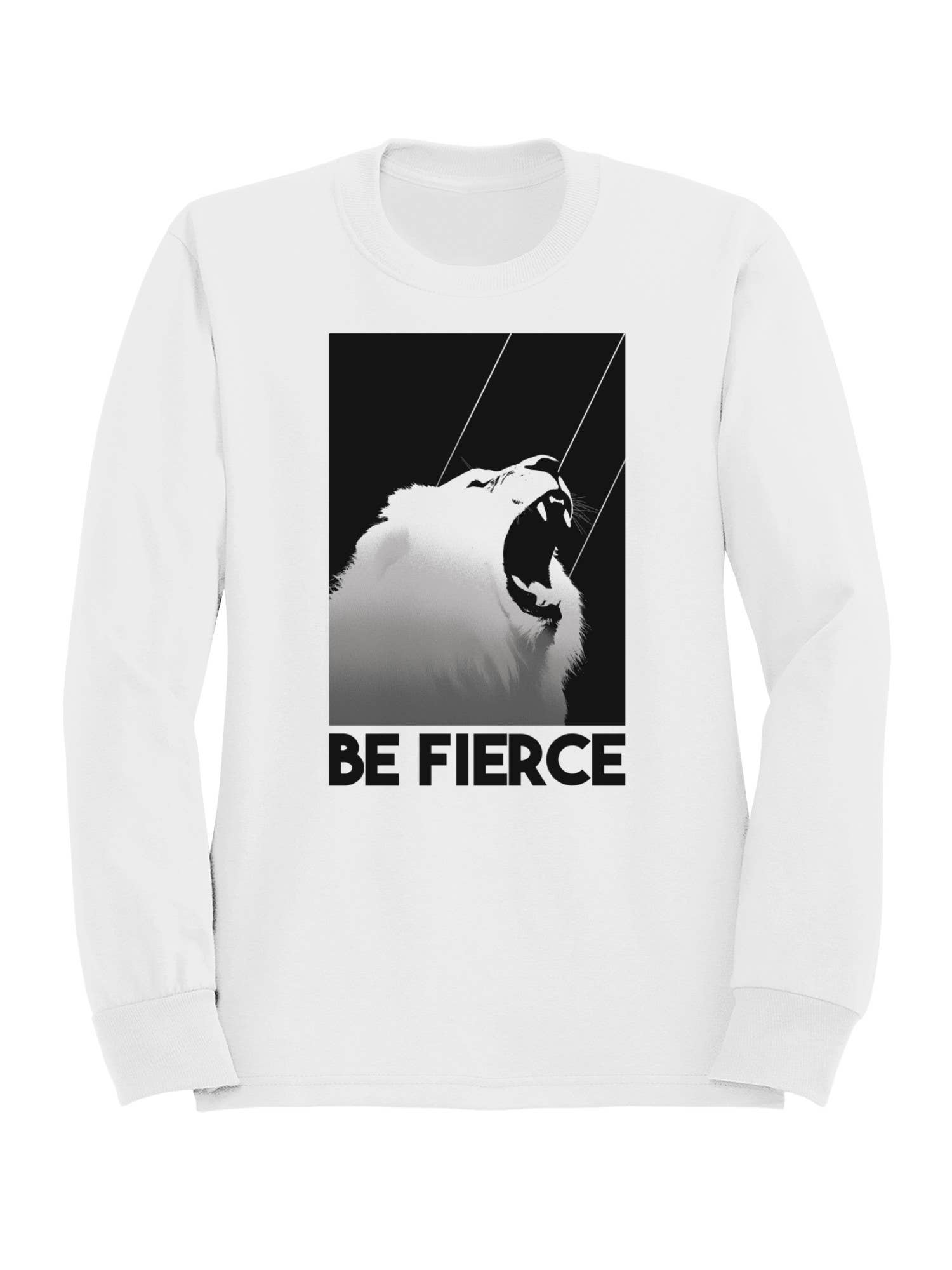 Fierce Lion Roar Motivation Men's Sweatshirt