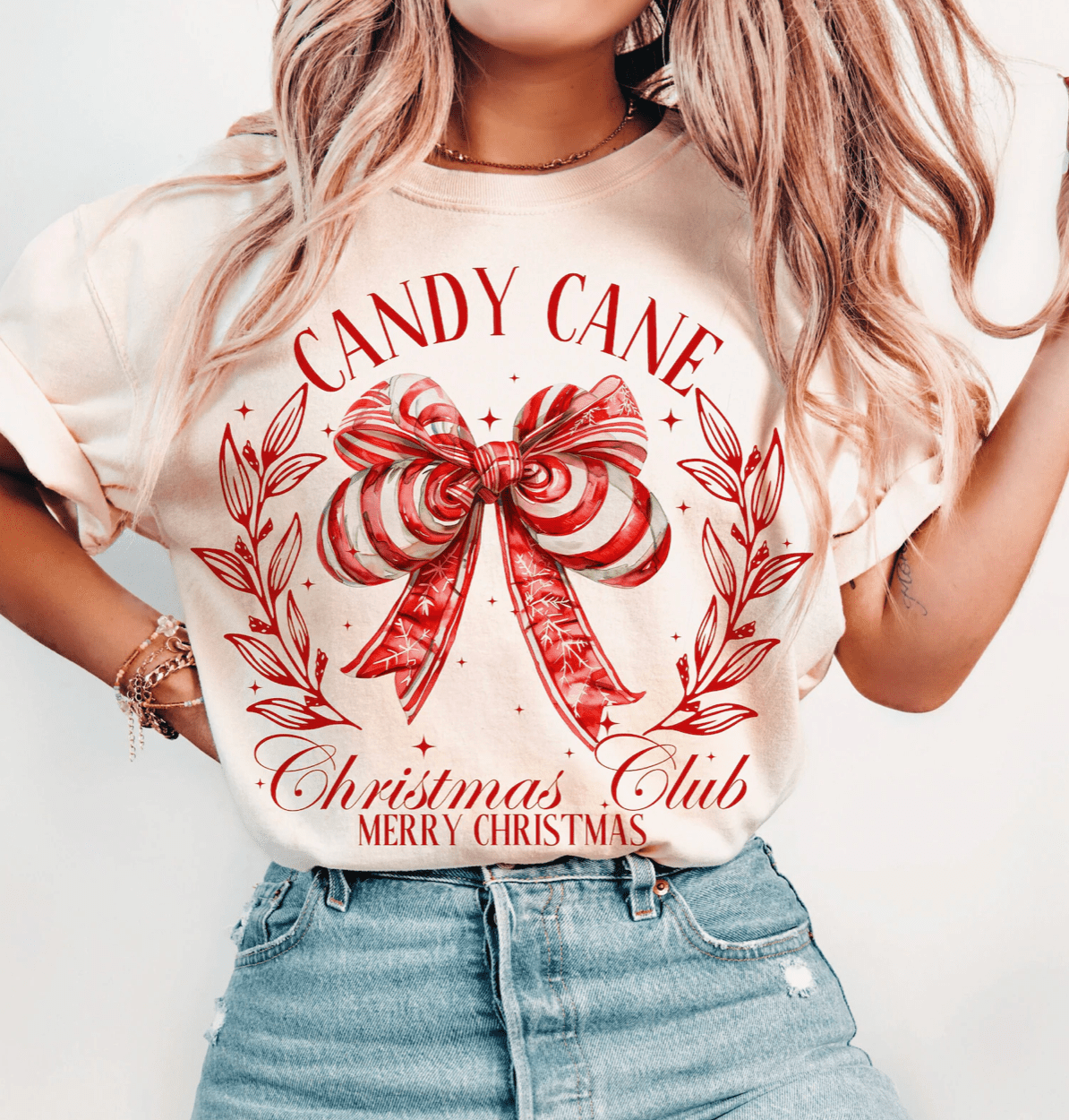 Candy Cane Christmas Club  - Multiple Color Options