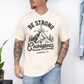 Father's Day: Be Strong Joshua 1:9 On Comfort Colors Ivory