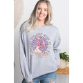 Be You Own Kind of Cowgirl Again Vintage  Graphic Sweatshirt