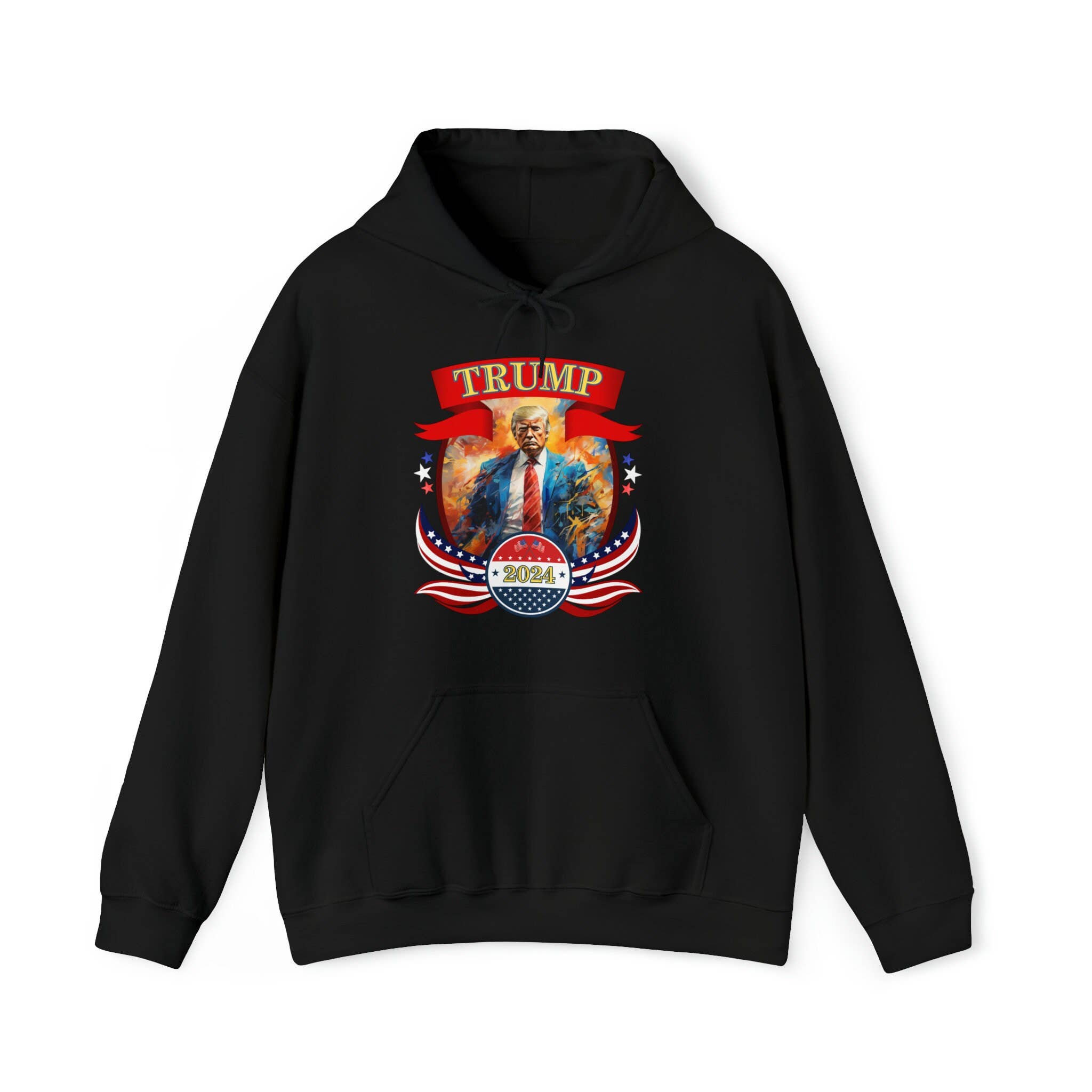President Trump 2024 Hoodie Pro-Maga Let's Go Brandon Design