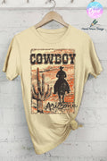 Arizona Cowboy-Hand Drawn