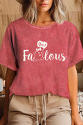 Faboolous Boo Ghost Mineral Graphic Tshirts