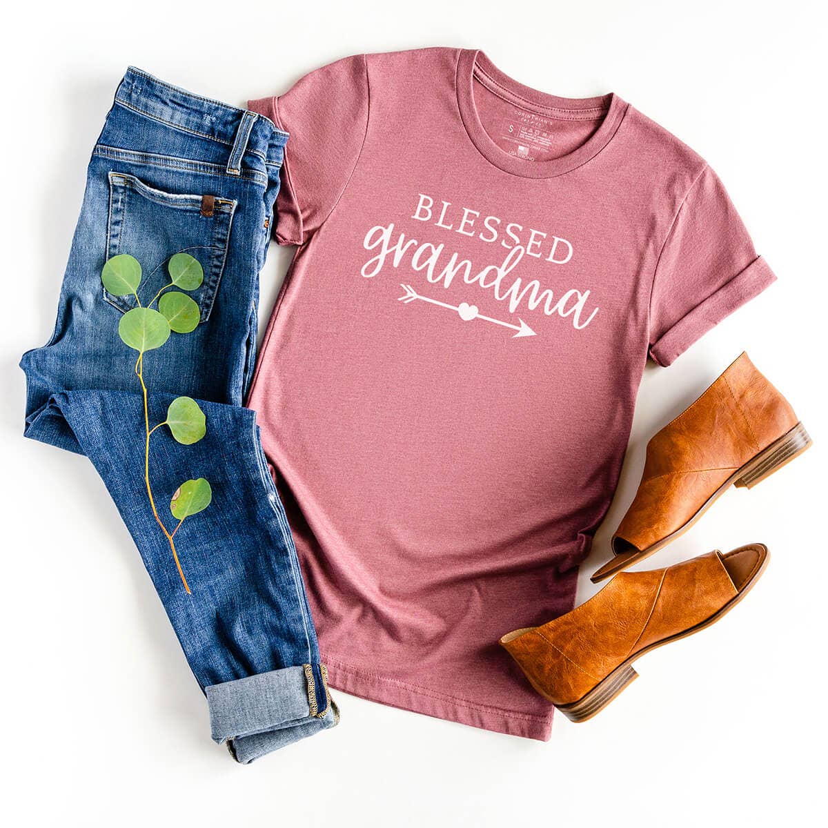 Blessed Grandma Graphic Christian T-Shirt