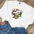 Highland Cow Christmas Graphic Sweatshirt