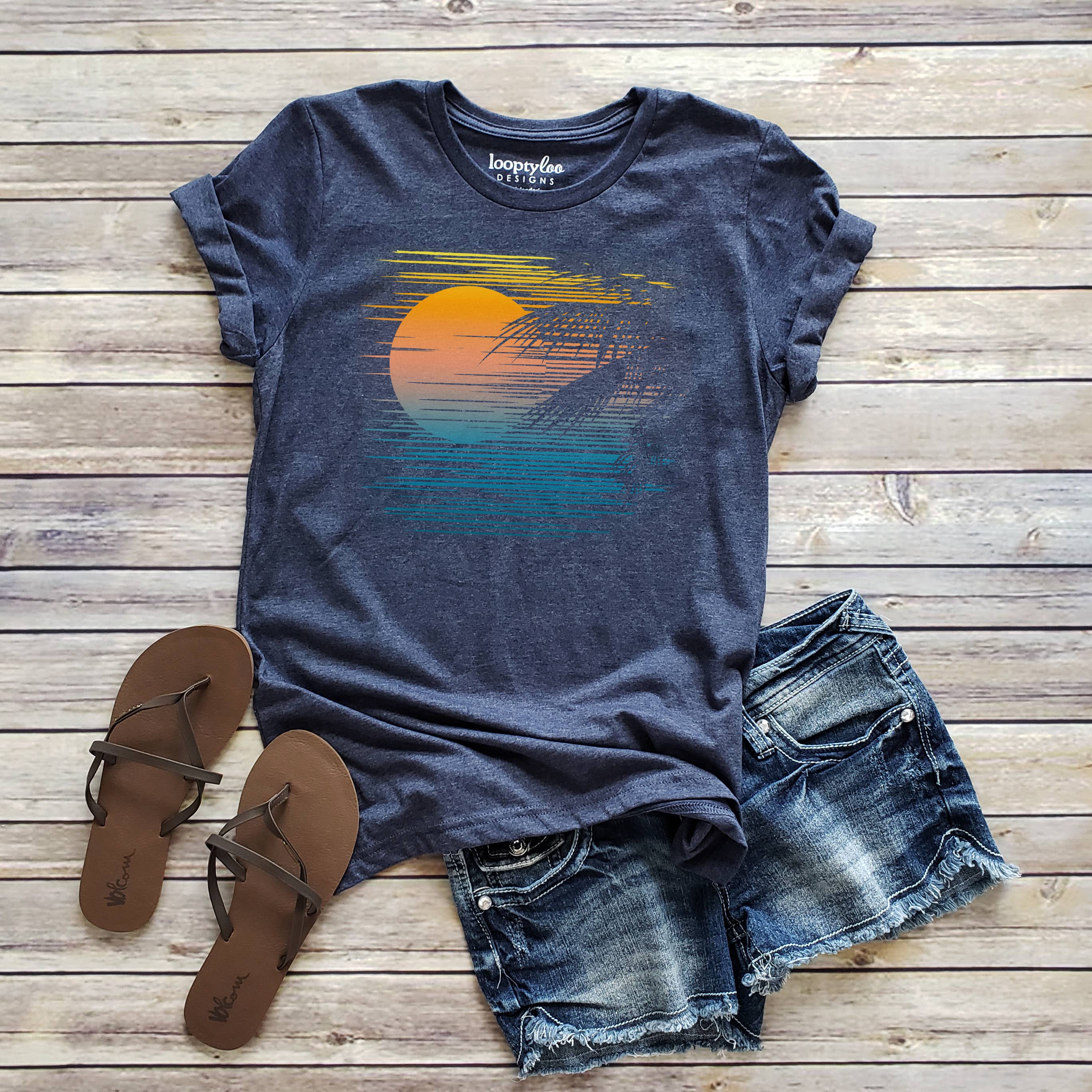 Sunset Tee | Summer | Beach | Sizes XS-2XL