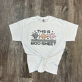 This Is Boo Sheet On White Tee