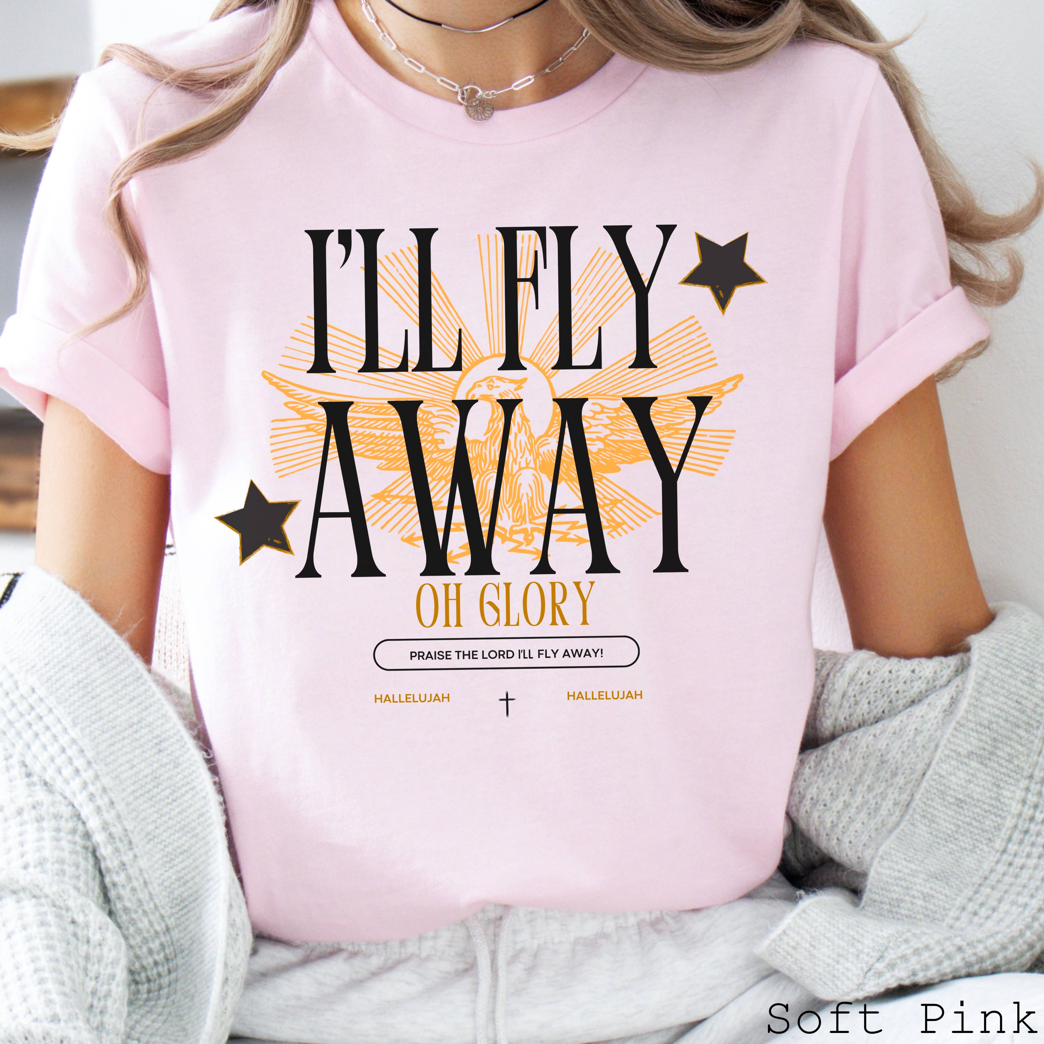 I’Ll Fly Away Graphic Tee | Christian Apparel | Bella Canvas