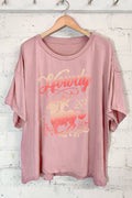 Off the Shoulder Batwing Sleeve Women's T-Shirt