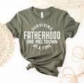 Surviving Fatherhood One Meltdown At A Time T-Shirt