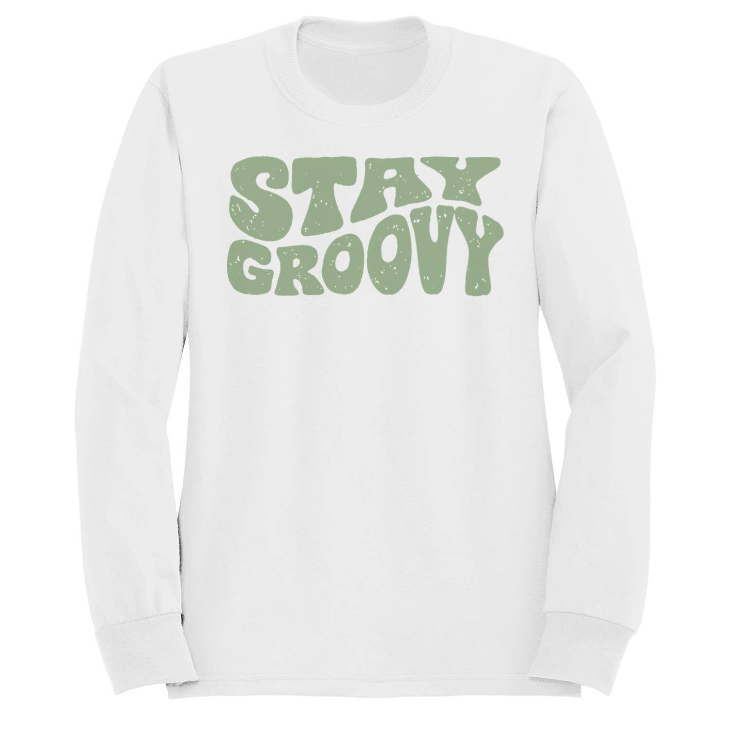Stay Groovy Retro Quote Women's Sweatshirt
