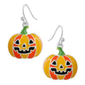 Jack-O-Lantern Halloween Hook Earrings