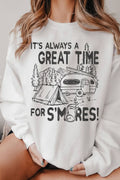 It's Always A Great Time For S'mores Brushed Sweatshirts