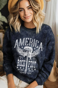 America Rock Fest Mineral Graphic Brushed Sweatshirt
