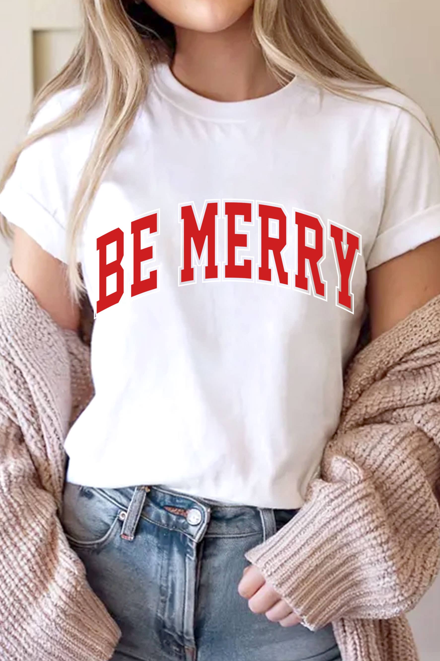 Be Merry Christmas Graphic Tshirts