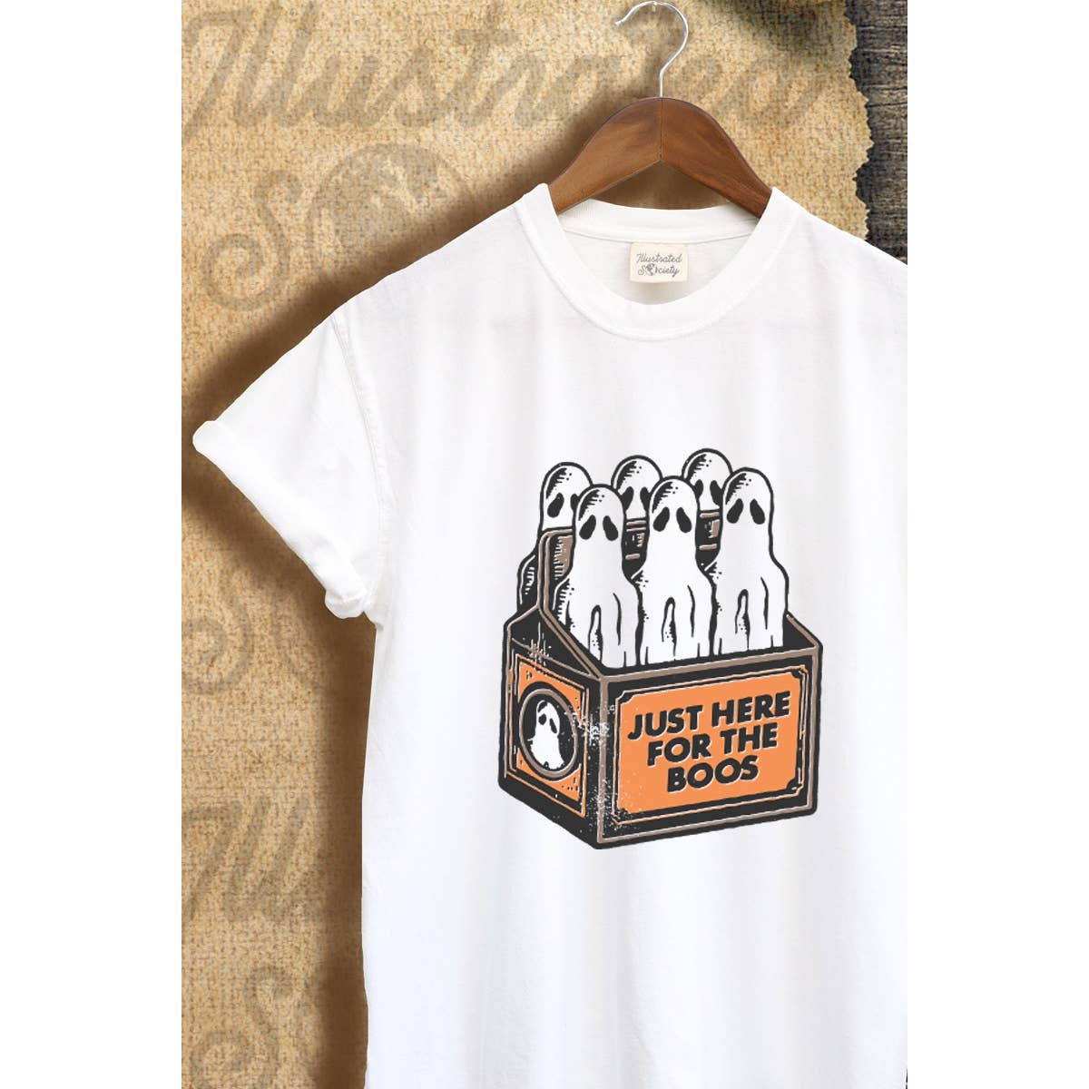 Just Here For the Boos Vintage Graphic Tee