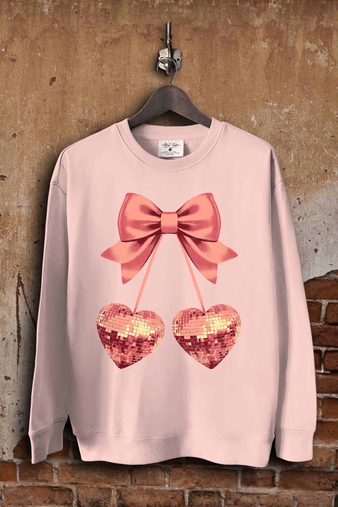 Disco Ball Ribbon Sweatshirts