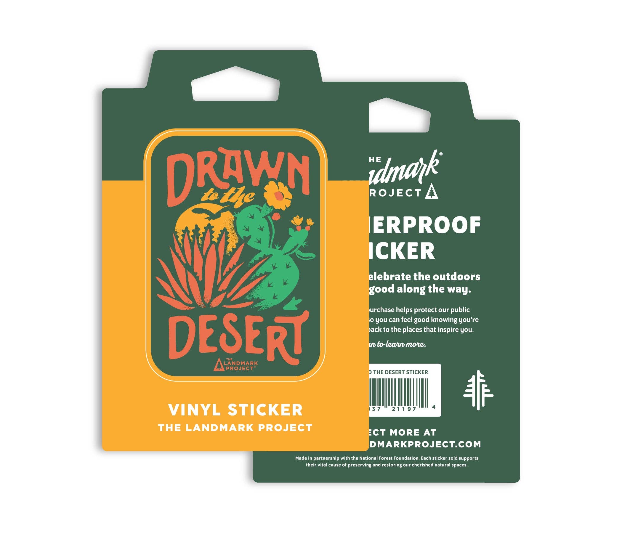 Drawn To the Desert Sticker