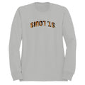 St. Louis Tiger Print Bold Text Men's Sweatshirt