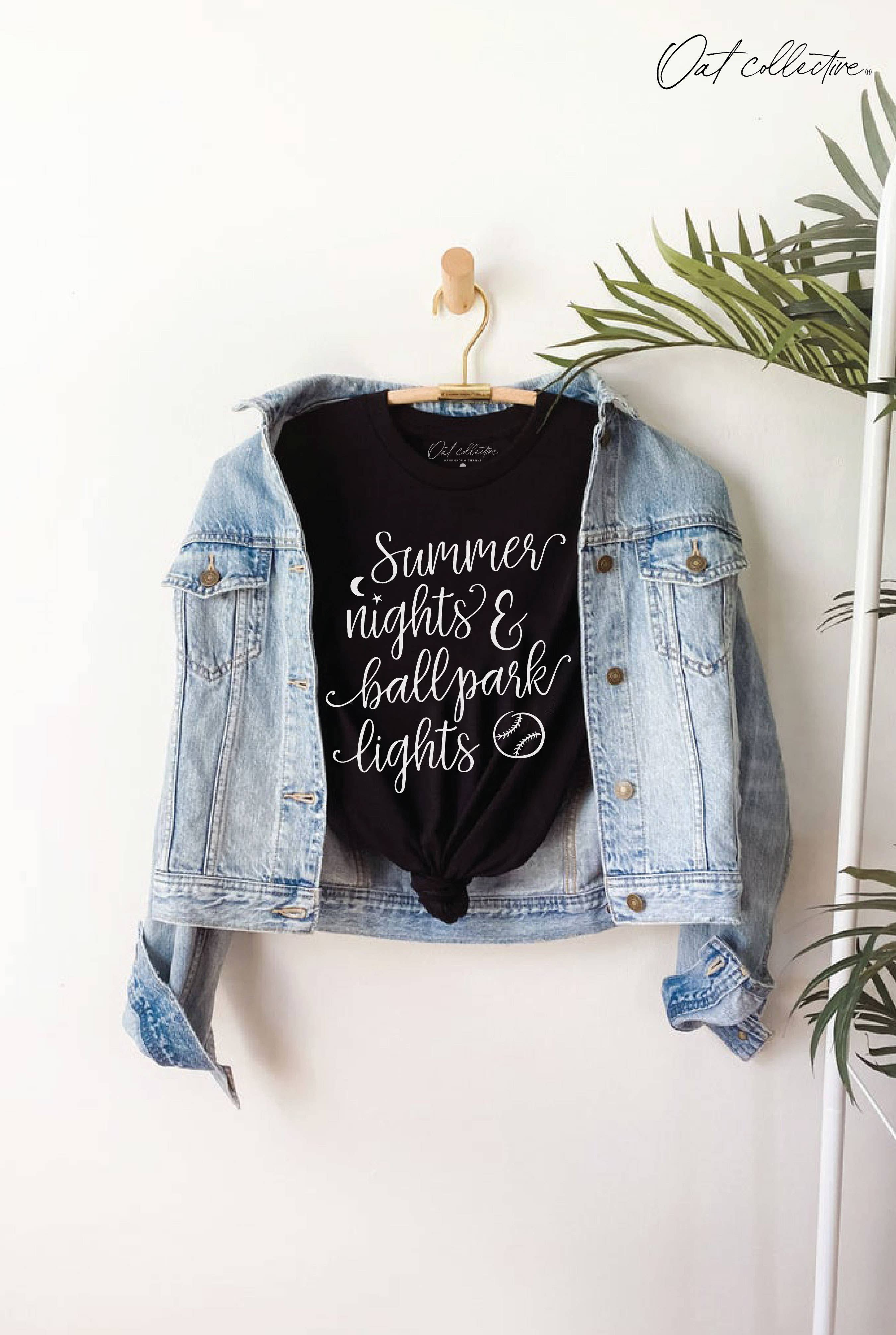 Summer Nights and Ballpark Lights Graphic T-Shirt