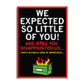 We Expected So Little of You Postcard