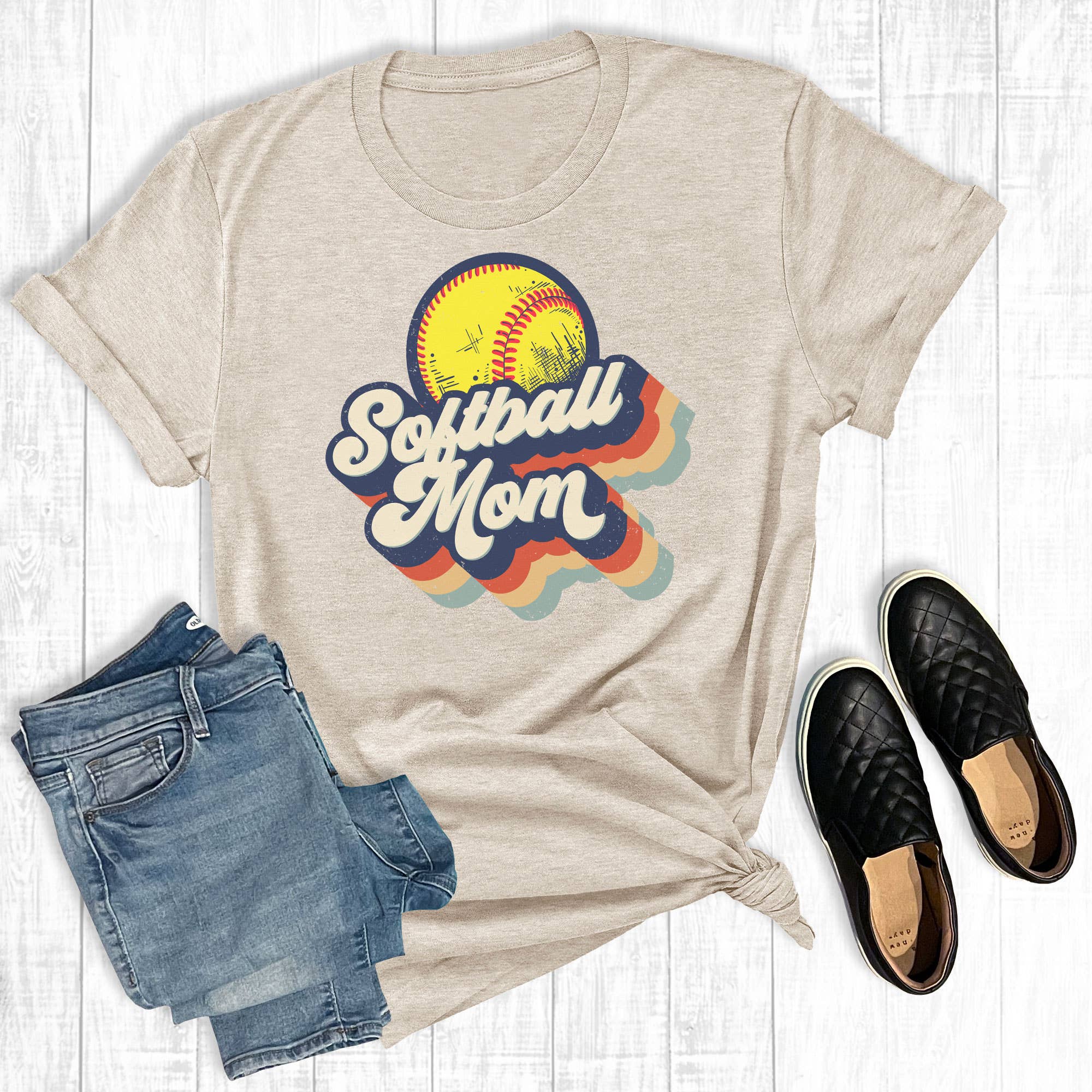 Vintage Softball Mom