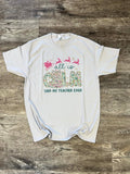 All Is Calm Said No Teacher Ever On Silver Tee