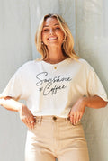 Sunshine & Coffee Mineral Graphic Top