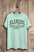 Alabama Football Game Time Graphic Top